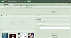 Desktop Screenshot of beveee.deviantart.com