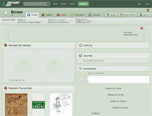 Tablet Screenshot of beveee.deviantart.com