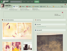 Tablet Screenshot of lameta-l.deviantart.com