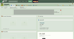 Desktop Screenshot of lolqueplz.deviantart.com