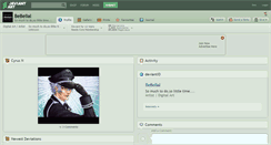 Desktop Screenshot of bebelial.deviantart.com
