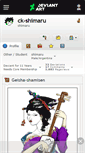Mobile Screenshot of ck-shimaru.deviantart.com