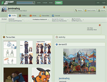 Tablet Screenshot of jemimahrg.deviantart.com
