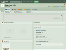 Tablet Screenshot of konan-and-pein.deviantart.com