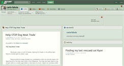 Desktop Screenshot of canis-fabula.deviantart.com