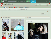 Tablet Screenshot of amplified-insanity.deviantart.com