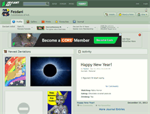 Tablet Screenshot of fezdani.deviantart.com