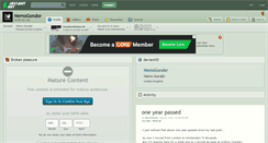 Desktop Screenshot of nemogondor.deviantart.com