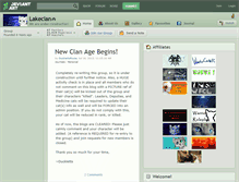 Tablet Screenshot of lakeclan.deviantart.com