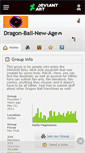 Mobile Screenshot of dragon-ball-new-age.deviantart.com
