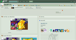 Desktop Screenshot of mew087123.deviantart.com