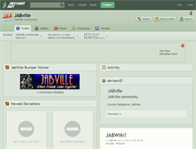 Tablet Screenshot of jabville.deviantart.com