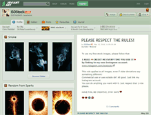 Tablet Screenshot of isostock.deviantart.com