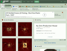 Tablet Screenshot of mshallaq.deviantart.com