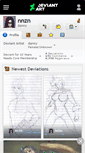 Mobile Screenshot of nnzn.deviantart.com