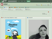 Tablet Screenshot of julisart.deviantart.com