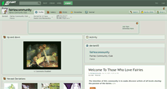 Desktop Screenshot of fairiescommunity.deviantart.com