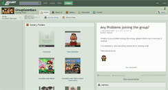 Desktop Screenshot of groupgoomba.deviantart.com