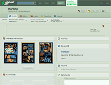 Tablet Screenshot of mortizio.deviantart.com