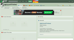 Desktop Screenshot of highschoolofthedead.deviantart.com