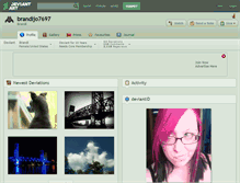 Tablet Screenshot of brandijo7697.deviantart.com