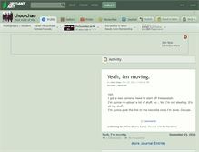 Tablet Screenshot of choo-chao.deviantart.com