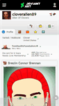 Mobile Screenshot of cloveralien89.deviantart.com