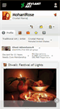 Mobile Screenshot of mohanirose.deviantart.com