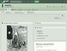 Tablet Screenshot of nazerine.deviantart.com