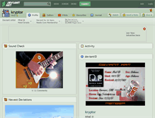 Tablet Screenshot of kryptor.deviantart.com