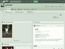 Tablet Screenshot of mulder200.deviantart.com