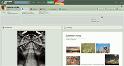 Desktop Screenshot of helena-rocks.deviantart.com