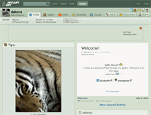Tablet Screenshot of dakova.deviantart.com