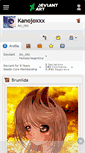 Mobile Screenshot of kanojoxxx.deviantart.com