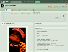 Tablet Screenshot of french-mistake.deviantart.com