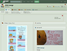 Tablet Screenshot of chibi-mango.deviantart.com