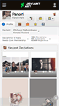 Mobile Screenshot of panori.deviantart.com