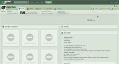 Desktop Screenshot of majorfann.deviantart.com
