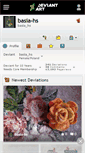 Mobile Screenshot of basia-hs.deviantart.com