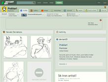 Tablet Screenshot of prakkari.deviantart.com