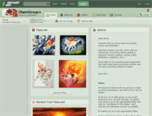 Tablet Screenshot of okamigroup.deviantart.com