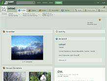 Tablet Screenshot of celnad.deviantart.com