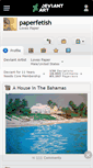 Mobile Screenshot of paperfetish.deviantart.com