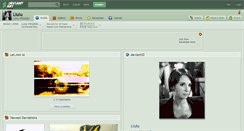 Desktop Screenshot of liulu.deviantart.com