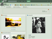 Tablet Screenshot of liulu.deviantart.com