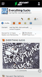 Mobile Screenshot of everything-sucks.deviantart.com