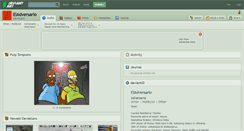Desktop Screenshot of eladversario.deviantart.com