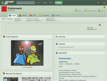 Tablet Screenshot of eladversario.deviantart.com
