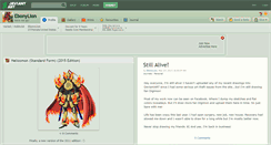 Desktop Screenshot of ebonylion.deviantart.com
