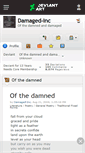 Mobile Screenshot of damaged-inc.deviantart.com